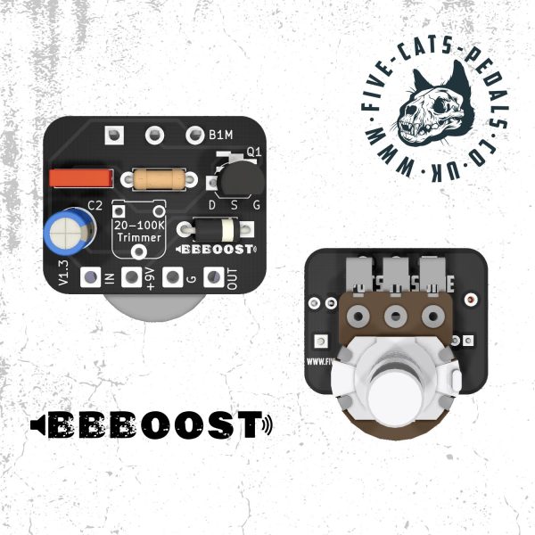 Bbboost - Clean jFet Boost - Five Cats Pedals