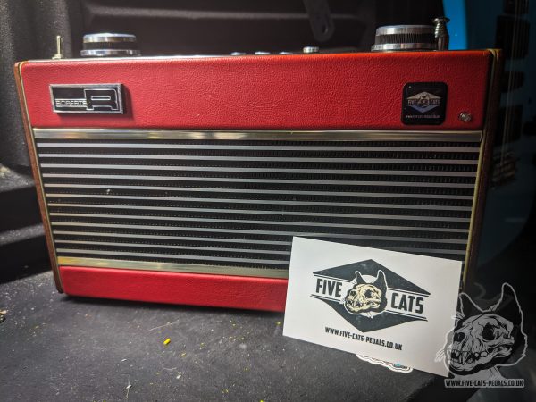 Roberts Transistor Radio - Ruby Guitar Amp in Red