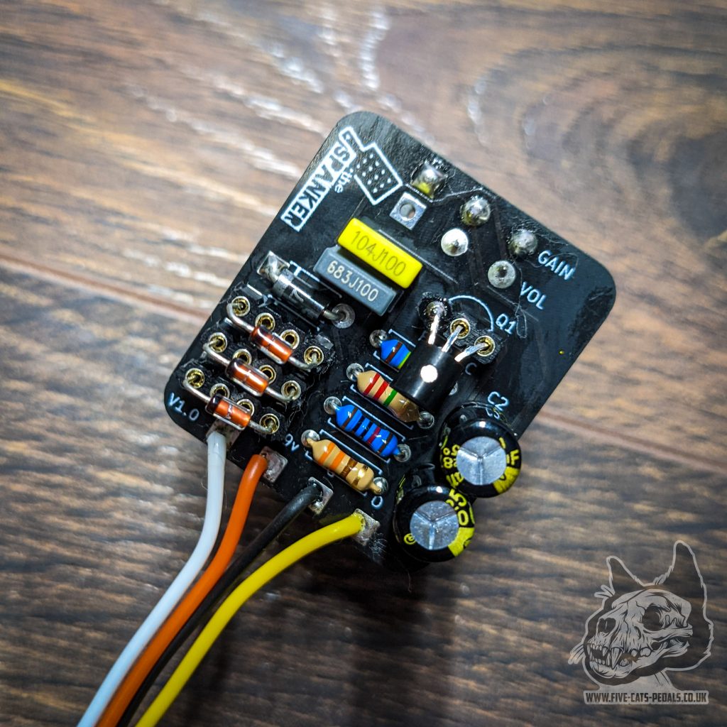 Spanker - EQD Speaker Cranker Clone DIY PCB - Five Cats Pedals