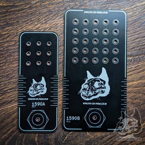1590A &amp; 1590B Drill Templates - Five Cats Pedals