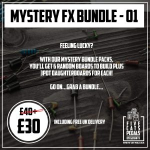 Mystery FX Bundle 01 - Guitar Pedal PCBs - Five Cats Pedals