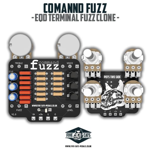 Command Fuzz - EQD Terminal Fuzz Clone - Five Cats Pedals