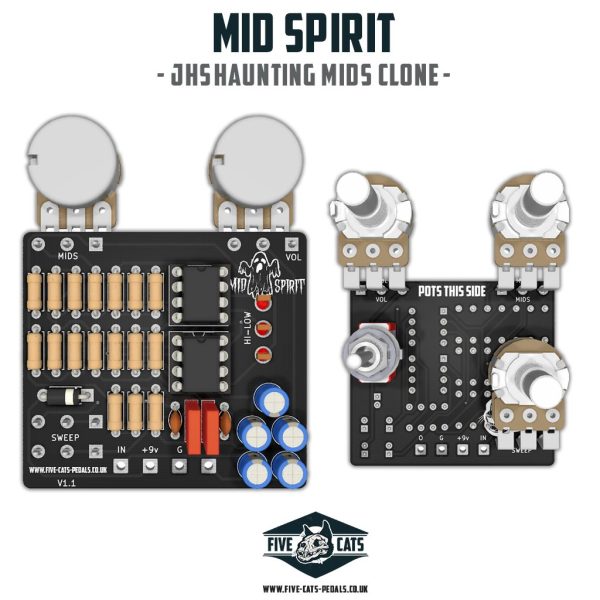 Mid Spirit - JHS Haunting Mids Clone - Five Cats Pedals