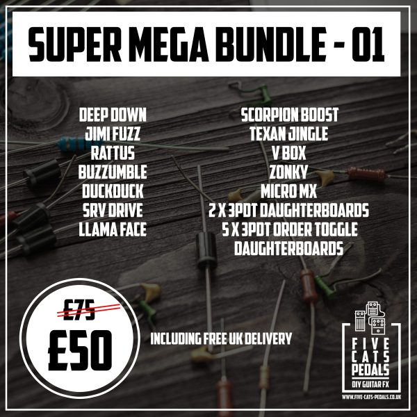 Super Mega Bundle 01 - Five Cats Pedals