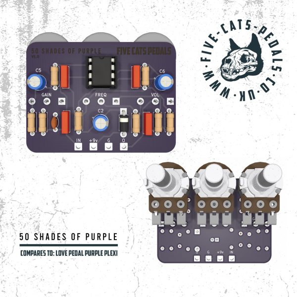 50 Shades of Purple - LovePedal Purple Plexi Clone - Image 2