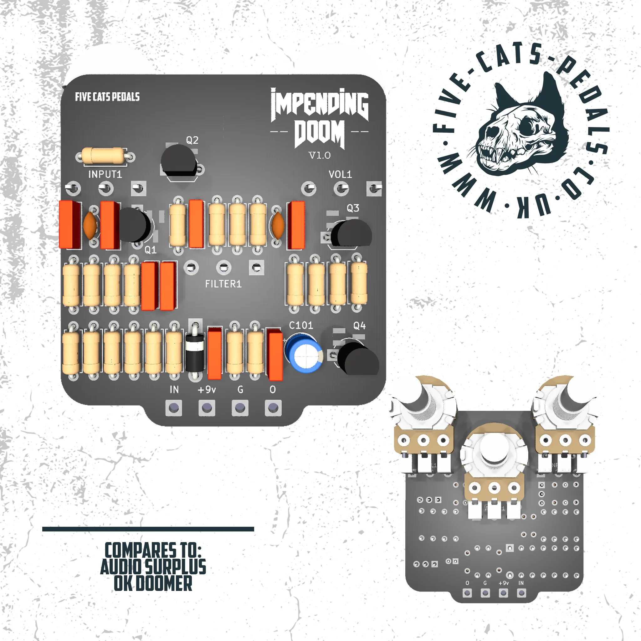 Impending Doom - Audio Surplus Effects OK Doomer Clone - Five Cats Pedals
