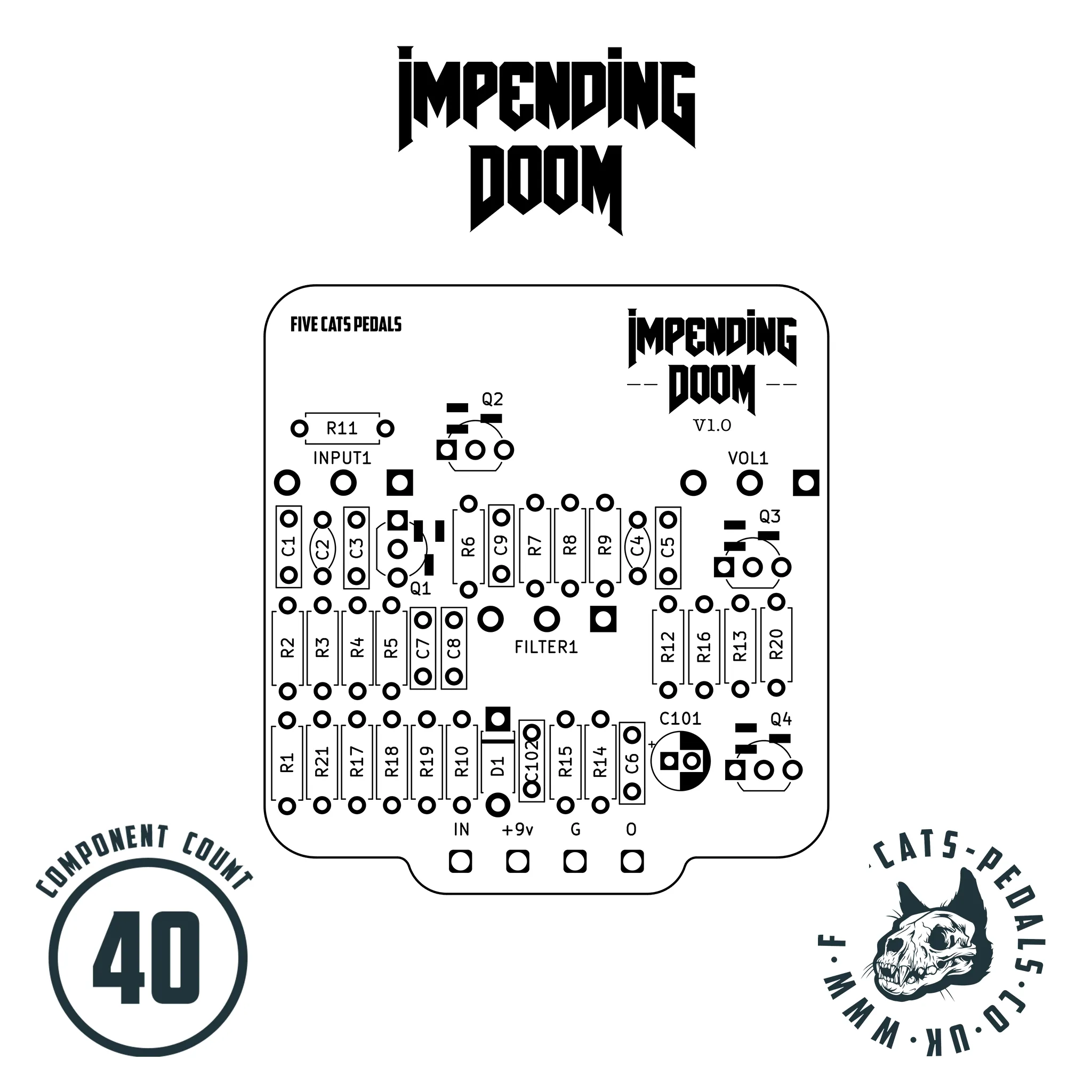 Impending Doom - Audio Surplus Effects OK Doomer Clone - Five Cats Pedals